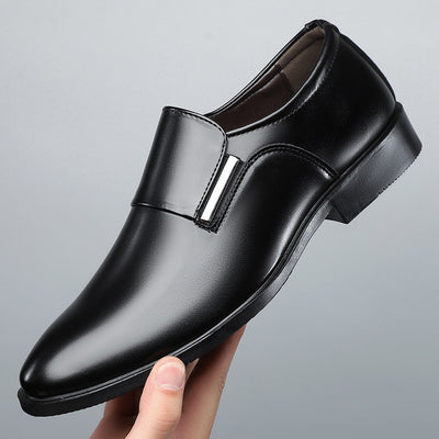 Zapatos Formales de Cuero con Punta Afilada para Hombre - Image 3