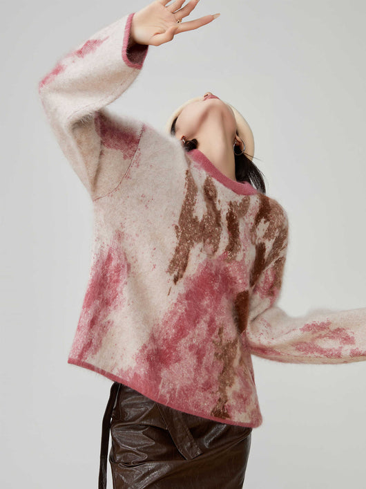 Suéter Suelto Cuello Redondo con Jacquard - Image 11