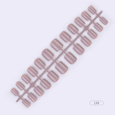 Uñas Postizas Adhesivas de Colores Sólidos - Set de 24 Piezas - Image 15