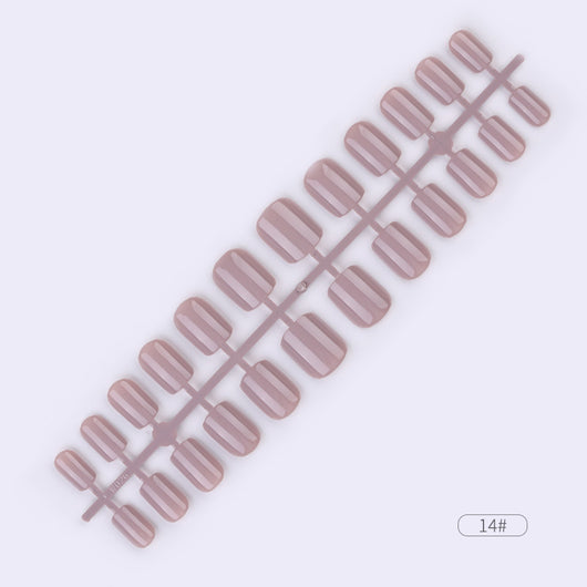 Uñas Postizas Adhesivas de Colores Sólidos - Set de 24 Piezas - Image 15