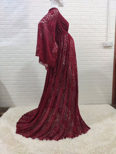 Vestido Suelto con Encaje y Abertura Lateral - Image 13