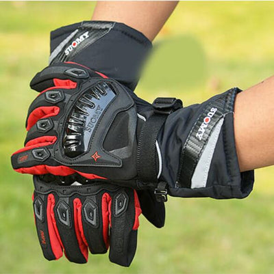 Guantes de Moto Invernales Impermeables Antiviento