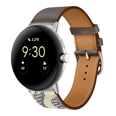 Correa de Cuero PU Bicolor para Google Watch - Estilo y Durabilidad - Image 23