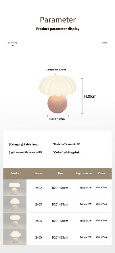 Lámpara Nocturna LED Seta para Dormitorio - Protección Visual Suave - Image 15