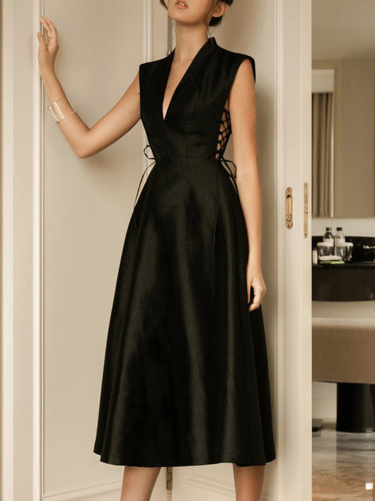 Vestido Negro Elegante de Lujo Niche - Diseño Sofisticado - Image 6
