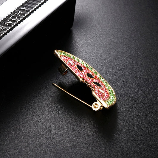 Broche Sandía Acuarela en Aleación con Diamantes - Image 7