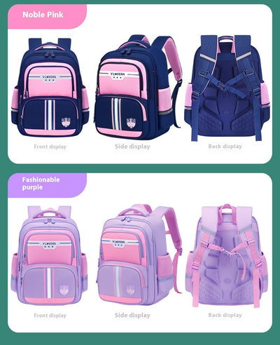 Mochila Escolar para Primaria Grados 1-6, Impermeable y de Gran Capacidad para Niños y Niñas - Image 10