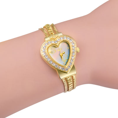 Reloj Elegante para Mujer con Detalles de Diamantes