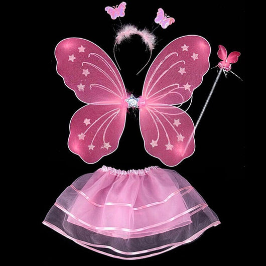 Vestido de tres piezas con alas de mariposa - Image 10