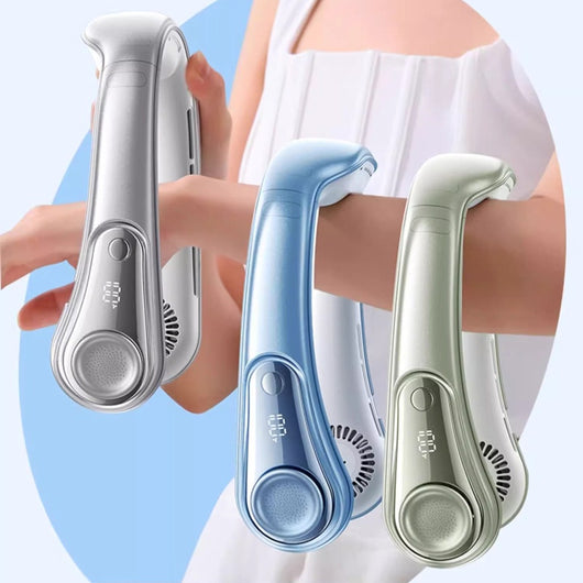 Ventilador Portátil Recargable USB para Cuello - Diseño Ergonómico Manos Libres - Image 4