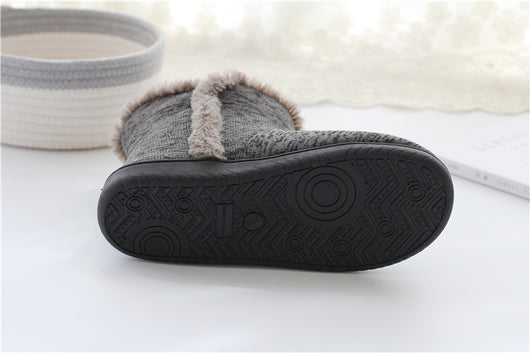 Pantuflas Altas de Invierno para Hombre con Plataforma de Terciopelo - Image 4