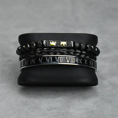 Pulsera Tejida con Cuentas de Piña y Cristales Micropavé - Image 10