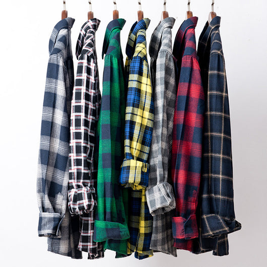 Camisa Flanela Casual de Manga Larga para Hombre - Image 3