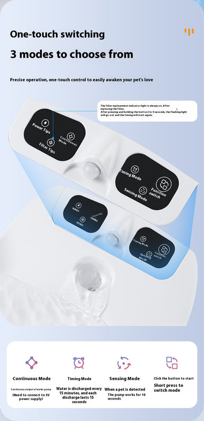 Bebedero Automático para Mascotas de Gran Capacidad con Dispensador Desmontable - Image 27