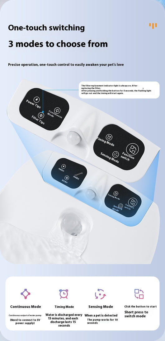 Bebedero Automático para Mascotas de Gran Capacidad con Dispensador Desmontable - Image 27