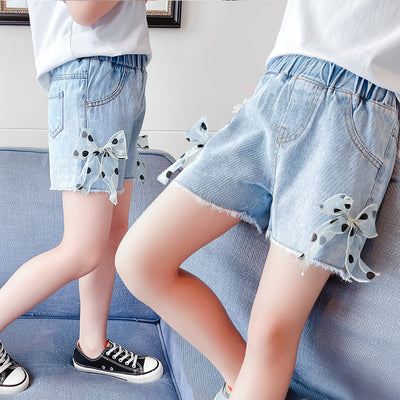 Shorts de Mezclilla para Niñas con Moño - Ideal para Verano - Image 10