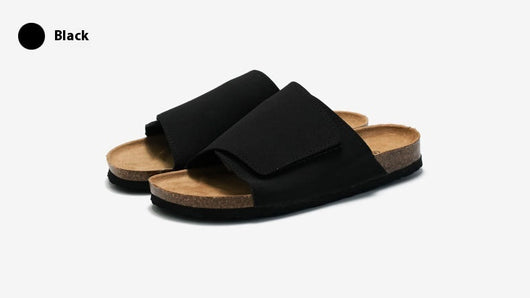Pantuflas de Corcho y Cuero para Hombre - Sandalias Retro Cómodas - Image 15