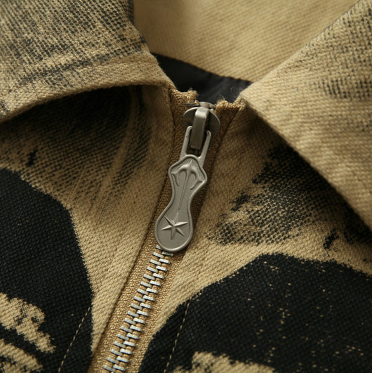 Chaqueta Retro Americana con Bordados y Parches Decorativos - Image 3
