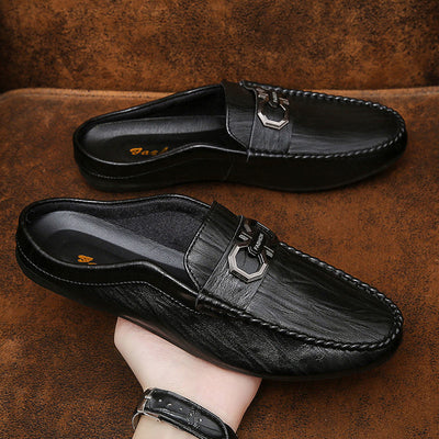 Mocasines Hombre Cuero Cerrados sin Talón - Comodidad Slip-On - Image 7
