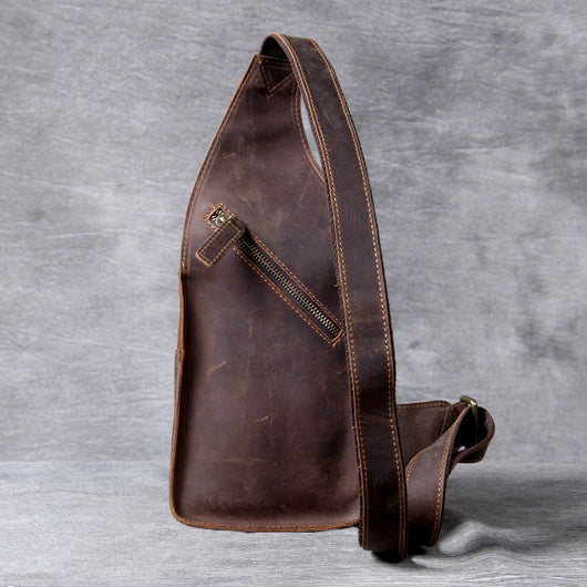 Mochila Bandolera Retro Artesanal para Hombre - Image 10