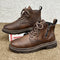 Botas Altas Estilo Británico Retro para Hombre - Casual y Versátil