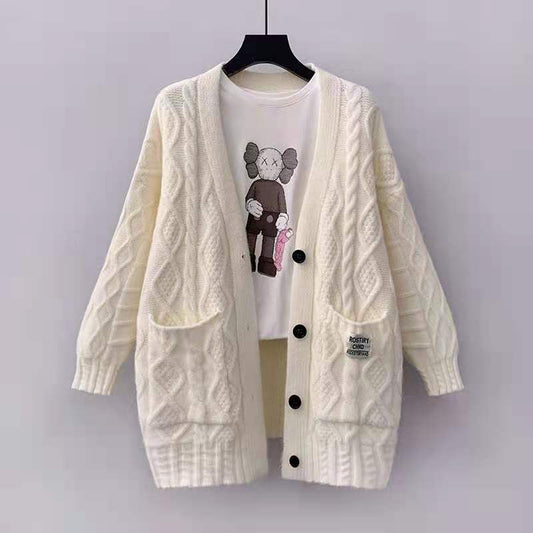 Cardigan Acolchado con Bolsillos Grandes - Chaqueta Cómoda y Versátil