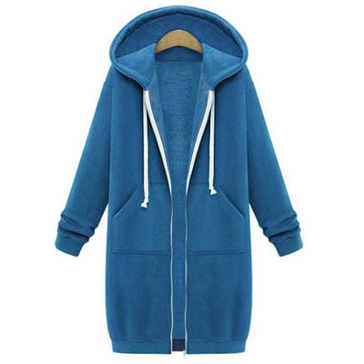 Chamarra Sudadera Polar con Capucha de Manga Larga - Image 15