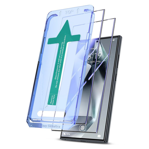 Protector de Pantalla Templado Anti-huella con Desbloqueo por Huella