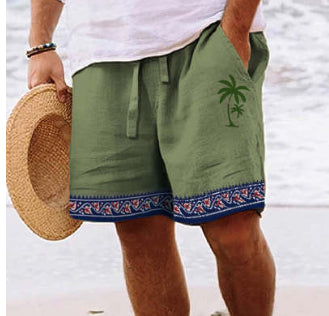 Shorts de Playa Casuales con Cordón y Bolsillos para Hombre - Image 11