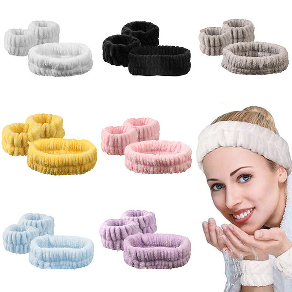 Set de Bandas para Cabello y Muñequera Deportiva