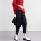 Pantalones Skinny de Cintura Alta con Pliegues Reductores para Primavera y Verano