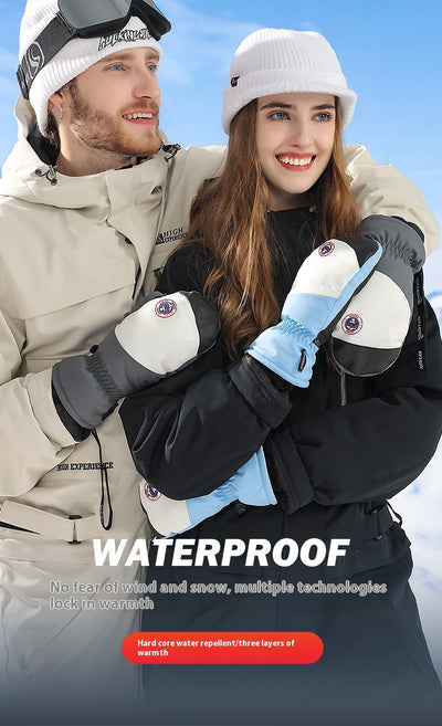 Guantes de Snowboard para Mujer Impermeables con Pantalla Táctil y Forro Térmico - Image 25