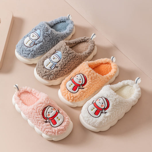 Pantuflas Snowman Térmicas para Pareja - Cómodas, Antideslizantes y Abrigadas - Image 7