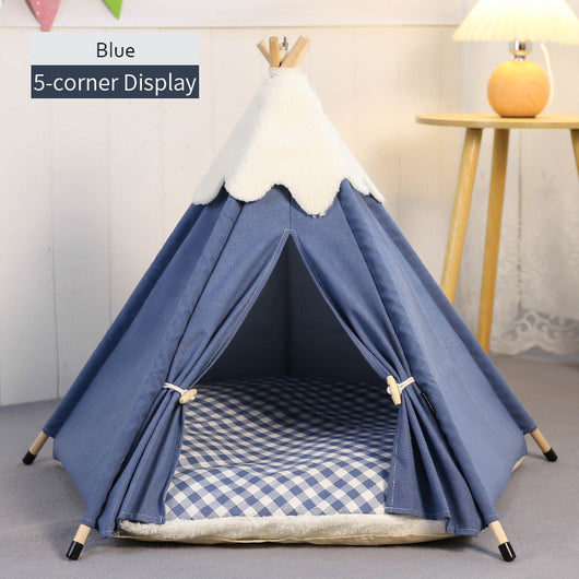 Cama Tienda para Gatos - Nido Desmontable y Lavable Tamaño Pequeño y Mediano - Image 6