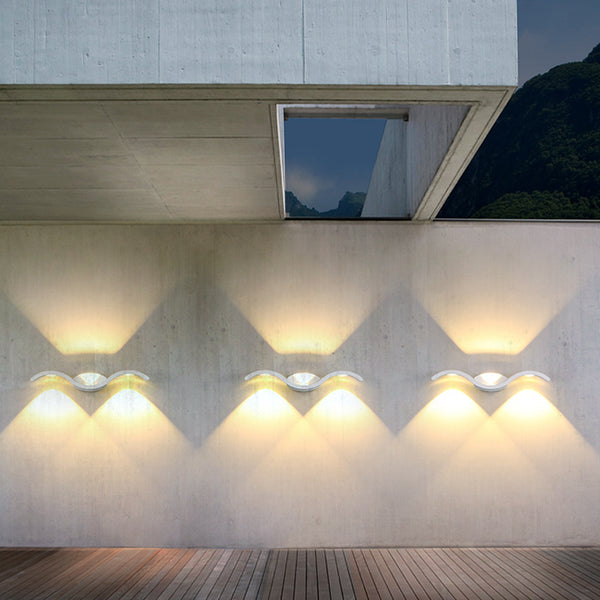Lámpara LED de Pared Exterior Minimalista de Diseño Contemporáneo
