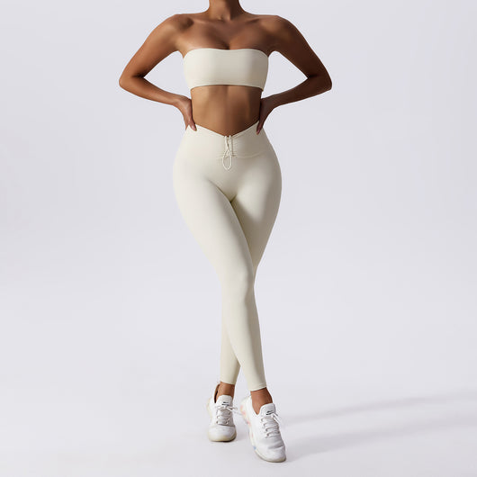 Conjunto de Yoga Ajustado Efecto Segunda Piel para Mujer - Image 4