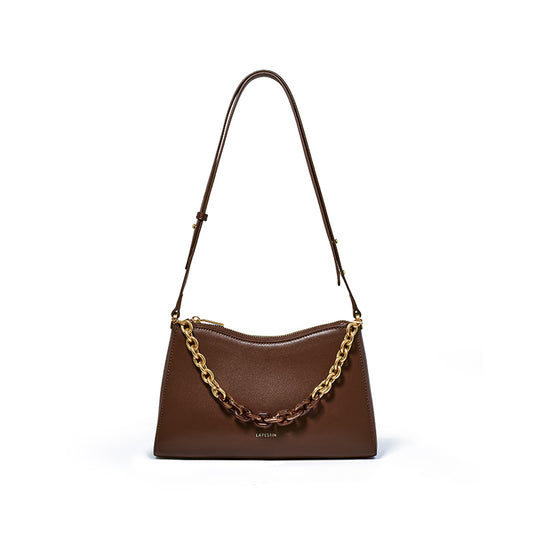 Bolso Bandolera Baguette para Mujer - Casual y Versátil con Cadena - Image 2