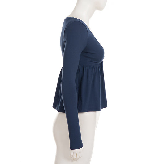 Playera de Encaje Escote V Mujer - Estilo Pure Hot Girl - Image 13