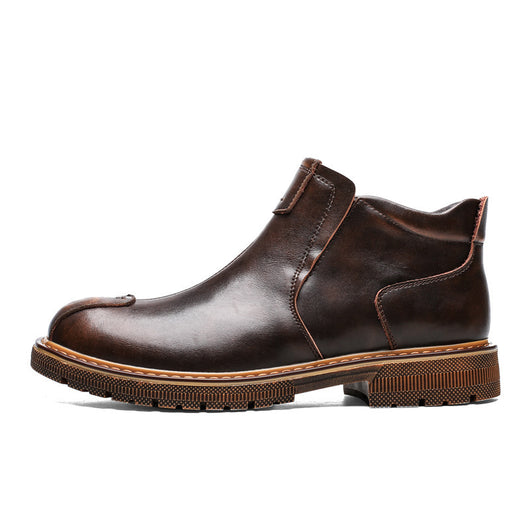 Botas Casuales de Cuero Martin para Hombre Talla Grande - Image 3