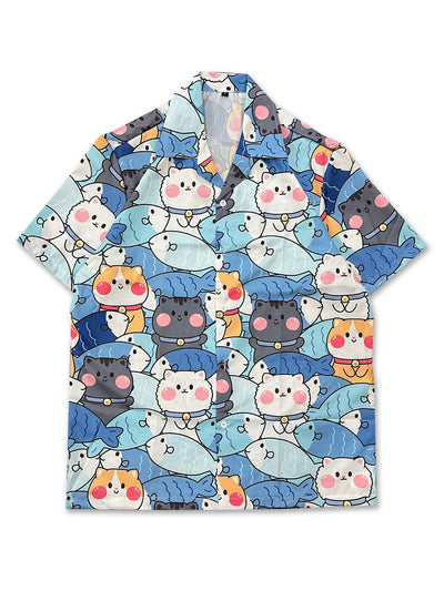 Playera Retro con Estampado de Dibujos Animados Vintage - Image 18