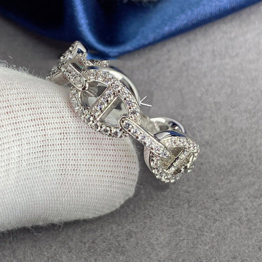 Anillo de Pareja Plata Esterlina con Oro Rosa 18K - Diseño Retorcido para Dedo Índice - Image 9