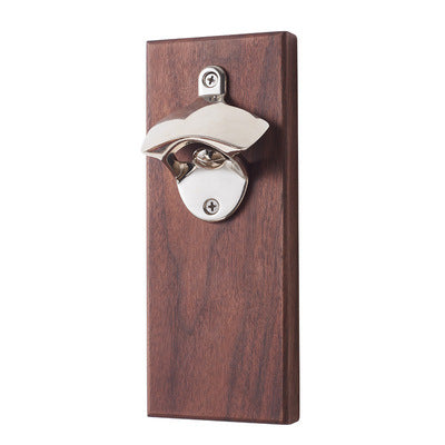 Abridor de Botellas de Madera Colgante para Refrigerador con Destornillador - Image 6