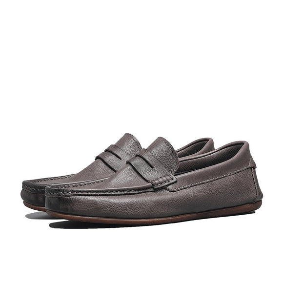 Zapatos de Cuero Estilo Británico para Hombre
