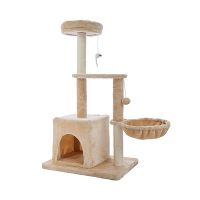 Árbol Rascador para Gatos de Madera Natural - Juguete Resistente sin Pelusa - Image 4