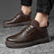Zapatos Casuales Hombre Suela Gruesa Punta Redonda