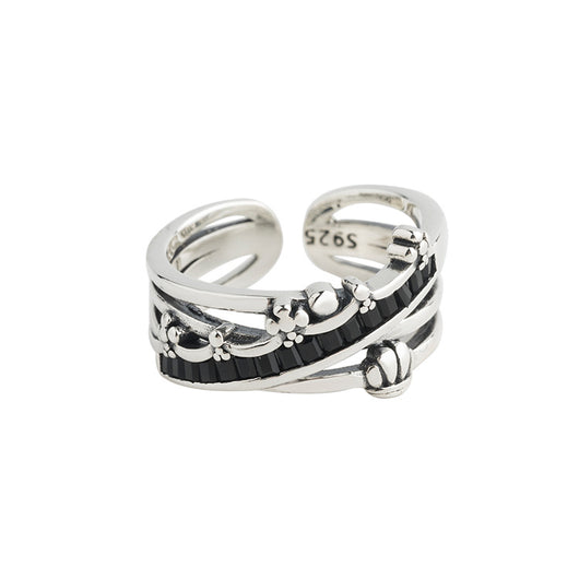 Anillo de Plata Retro Temperamento - Joya Minimalista Clásica - Image 9