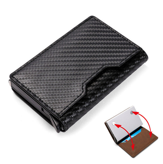 Cartera Automática RFID con Soporte Magnético para Hombre - Image 2