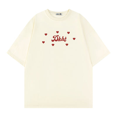 Playera Hombre Estampado Corazón con Letras - Image 18