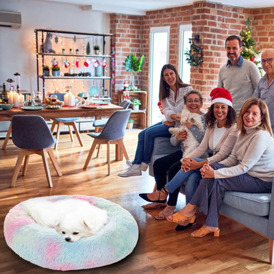 Cama Donut para Perros - Cómoda Felpa Suave Lavable - Image 36