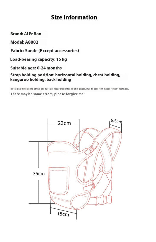 Mochila Portabebés Multifuncional Talla Única - Image 20